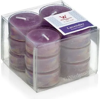 Produktbild von Duftteelichter Lavendel 19 x Ø 38 mm, 12 Stück