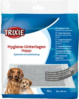 Image de Trixie Tapis hygiénique Nappy avec charbon actif - 60 x 60 cm / 10 pièces