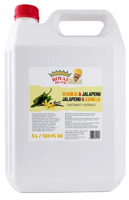 Image de Extrait de vanille et de piment jalapeño Royal Brand, 5 L
