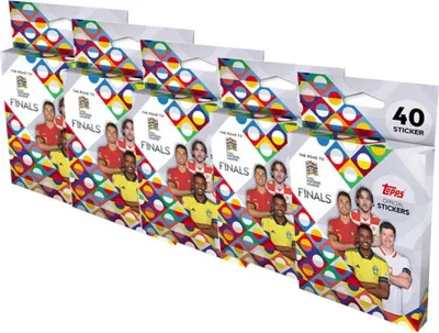 Obrázek produktu pro Topps - Road to UEFA Nations League - Sammelsticker - 5 Blister