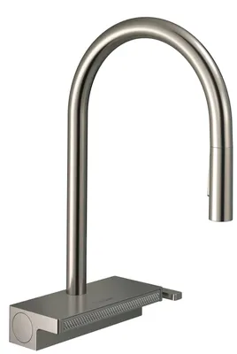 Zdjęcie produktu dla Bateria zlewozmywakowa 170 Aquno Select M81 z wyciąganą wylewką 3jet stal