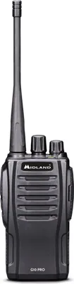 Immagine prodotto di Midland G10 Pro Radio Ricetrasmittente Walkie Talkie Professionale Senza Licenza  - 32 Canali PMR446, Fino a 10 Km di portata, 16h di autonomia con Pacco Batterie Ricaricabile Litio 1200 mAh, nero per i professionisti del retail, ristoranti o hotellerie.