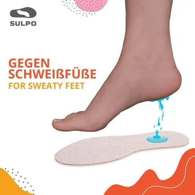 Produktbild von Famanu Einlegesohlen 4 Paar - Baumwolle, Frottier und Kork für frische Füße