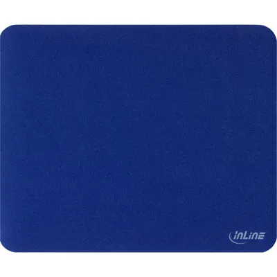 Produktbild von InLine Maus-Pad Laser, ultradünn, blau, 220x180x0,4mm, Blau, Einfarbig, Kunststoff, Anti-Rutsch-Basis