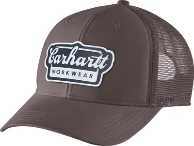 Produktbild von Carhartt Herren Cap Twill Mesh-Back Script Patch Cap | 106738, Farbe:dark sepia, Größe:OS