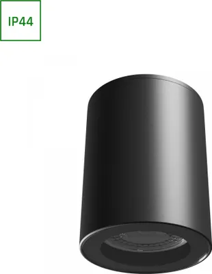 Produktbild von Spectrum LED CHLOE GU10 Aufbauleuchte max. 10W Deckenleuchte 250V schwarz IP44 downlight rund