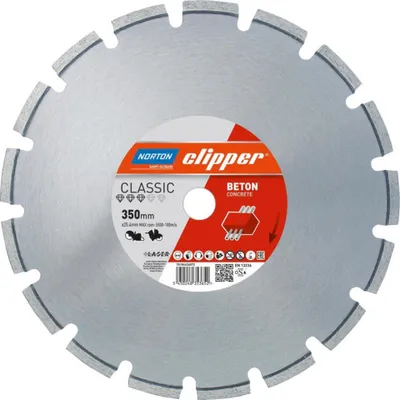 Image de Norton Clipper Disque à tronçonner diamanté Classic Béton - 350x20,0 mm