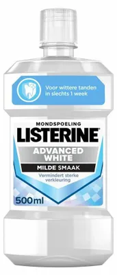 Image de Listerine Mondwater Advanced White (500 ml)