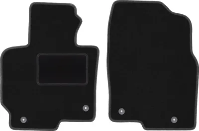 Immagine prodotto di Wielganizator tappetini auto velours anteriori adatto per Mazda CX-5 I (2012-2017, SUV) neri, set 2 pz, con fissaggi