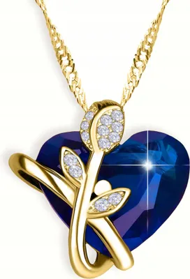 Immagine prodotto di Collana in oro con cuore in cristallo Cuore in cristallo ARGENTO 925