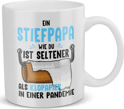Produktbild von 22Feels Stiefpapa Geschenk Vatertag Bonuspapa Stiefvater Tasse Herrentag Geburtstag Weihnachten Kaffeetasse Patchwork Familie Stiefeltern Geschenkidee