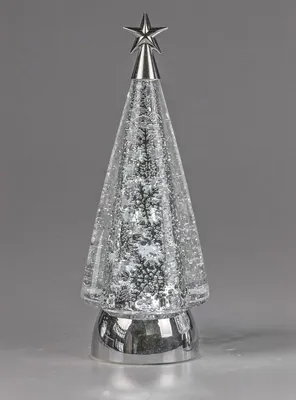 Produktbild von formano LED Weihnachtsbaum 35 cm aus Acryl mit Wasser und Timer 6h/18h