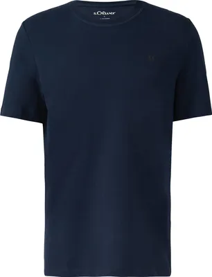 Produktbild von s.Oliver Übergrößen T-Shirt navy Rundhals