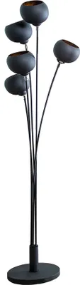 Produktbild von riess-ambiente Stehlampe MAGMA 170cm schwarz gold Metall Aluminium E14