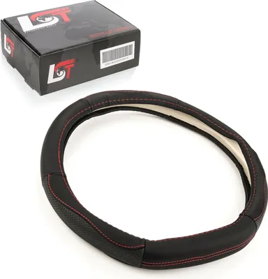 Produktbild von Lenkradbezug Ø 38x9cm anthrazit perforiert für ALFA ROMEO für SUBARU für TOYOTA