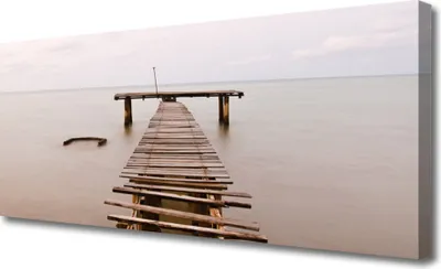 Produktbild von Tulup Leinwand-Bilder 125x50 Wandbild Canvas Kunstdruck Brücke Architektur