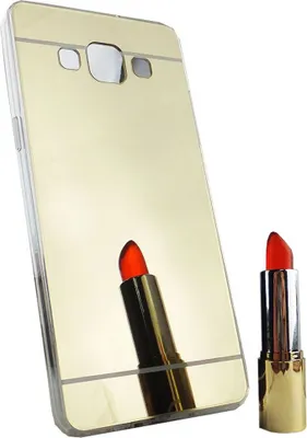 Produktbild von Samsung Galaxy A5 2015 Handy Hülle Spiegel Mirror Soft-Case Schutz-Cover Gold