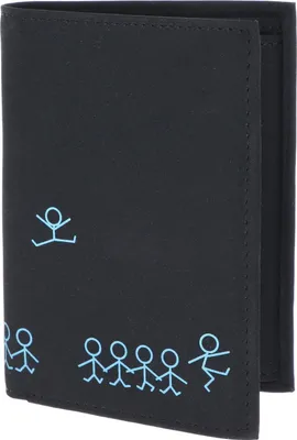 Immagine prodotto di oxmox portafoglio New Cryptan RFID Protect Kombibörse Jumping Jack 2.0 Print Cyan Black nero