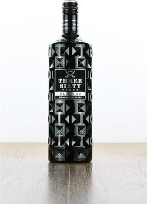 Image de Three Sixty Vodka Black 42 1 litre