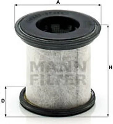 Zdjęcie produktu dla Filtr odpowietrzenia skrzyni korbowej MANN-FILTER LC 7001