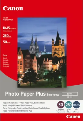 Zdjęcie produktu dla Canon 1686B015, 260 g/m², 101.6 x 152.4, 10x15, 50 ark.