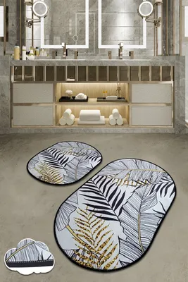 Image de Mijolnir, Herbal- CHL4510, Coloré, Tapis de bain, 700 gr/m², 100% tissu velours