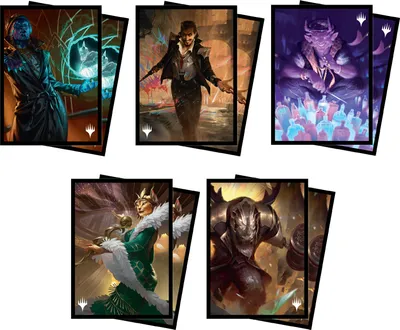 Produktbild von Ultra Pro Magic The Gathering Streets of New Capenna 100 Sleeves featuring Perrie the Pulverizer