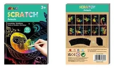 Zdjęcie produktu dla Mini wydrapywanki - zwierzęta