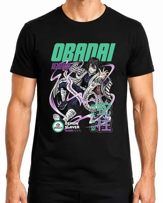 Produktbild von Obanai Iguro Demon Slayer Schlange Hashira Anime Geschenk Japan Herren T-Shirt, Schwarz, XL