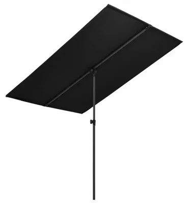 Zdjęcie produktu dla Parasol ogrodowy, obrotowy o 360°, z masztą aluminiową, wymiary: 180x130x215 cm, regulowana wysokość