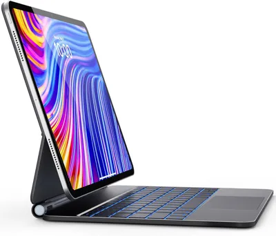Produktbild von Earto iPad Air 12.9 IT Tastatur (M2, 2024), schwarz