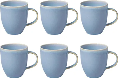 Produktbild von like. by Villeroy & Boch Crafted Blueberry 6er Set Becher mit Henkel 0,35l