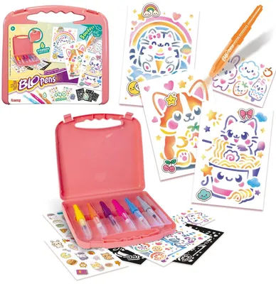 Produktbild von Blopens Mein Koffer Kawaii Mit Pustestiften Ab 5 Jahren Zeichnen