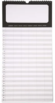 Productafbeelding van Creativ Company Familiekalender - Creatieve kalenders, 11,5 x 22 cm