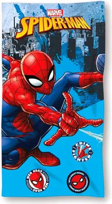 Produktbild von Marvel Spiderman Mikrofasertuch Zur Verbrechensbekämpfung Rot Rot One Size
