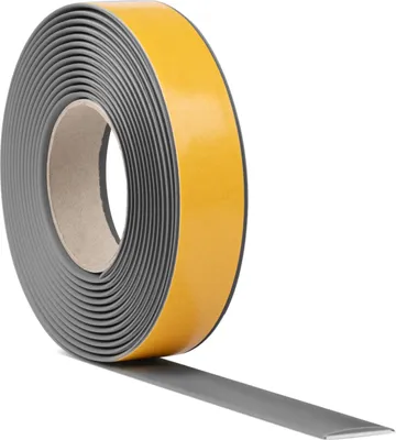 Zdjęcie produktu dla QUEST Listwa progowa 50 mm, 5m, samoprzylepna taśma dylatacyjna PCV, grafit