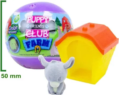 Produktbild von Mini Figuren Tier Babys in Hütte in Kapsel - ca. 50 mm