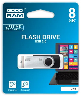 Zdjęcie produktu dla Pamięć USB GOODRAM Pendrive USB 2.0 8GB Pamięć zewnętrzna USB Pendrive