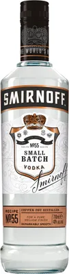 Obrázek produktu pro Smirnoff Vodka Black 40% obj.