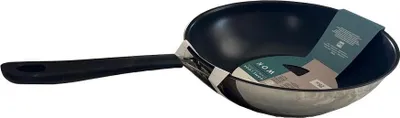 Produktbild von FBA Tefal Jamie Oliver Wok 28 cm Induktion, Wokpfanne Edelstahl groß, Antihaft Beschichtet, Hoher Rand, Backofenfest, Genieteter Griff, E30 Wok Pfanne