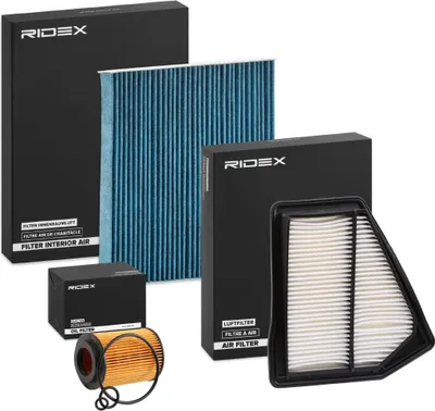 Produktbild von RIDEX Filterset Inspektionspaket Filtersatz für HONDA CR-V III (RE) CR-V IV (RM)