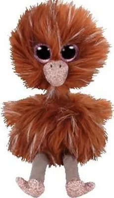 Obrázok produktu pre Ty Beanie Boo's Glubschi's Ostrich Orson hnedý 24cm 7136450