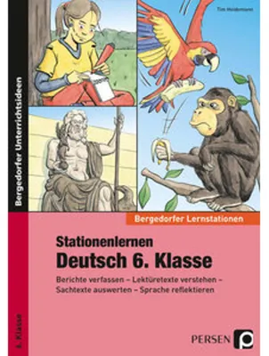 Produktbild von Stationenlernen Deutsch 6. Klasse