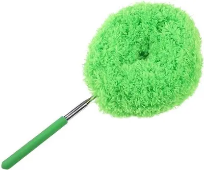 Produktbild von Staubwedel mit Teleskopstiel - bis 80 cm - Grün