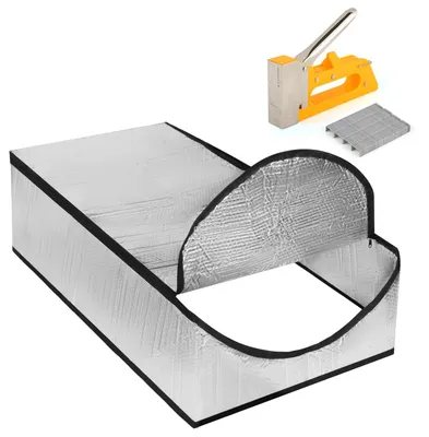 Dachbodentreppen-Isolierhülle mit Reißverschluss, 137x63x28 cm