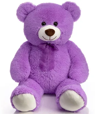 Image de Ours en peluche de 90 cm, idéal pour les câlins