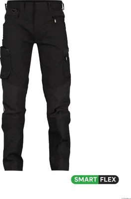Produktbild von DASSY Arbeitshose HELIX Stretch Gr. 52 schwarz MINUS
