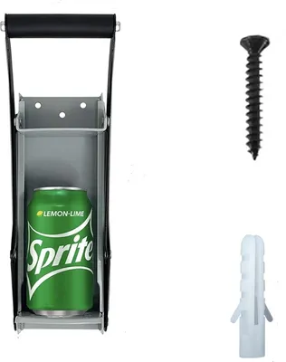 Produktbild von INF Wandmontierter Dosenbrecher für Aluminiumdosen Grau