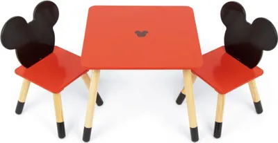 Obrázok produktu pre Arditex WD16731, stolček, Čierna, Červená, Obdĺžnikový tvar, 50 cm, 50 cm, 44 cm