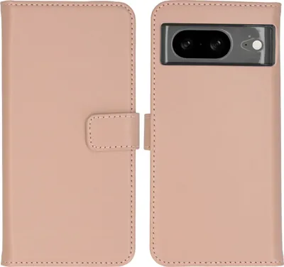 Produktbild von Selencia Echtleder Klapphülle Google Pixel 8 - Dusty Pink